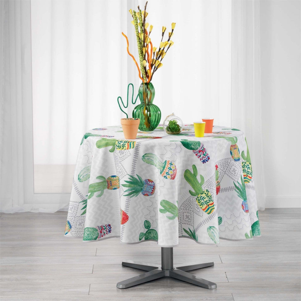 Melocactus White Ø 180 cm, rund dug med anti-plet