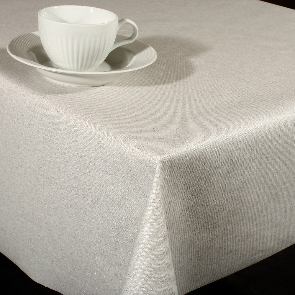 Metal Sølv - Flot akryldug 150 cm bred