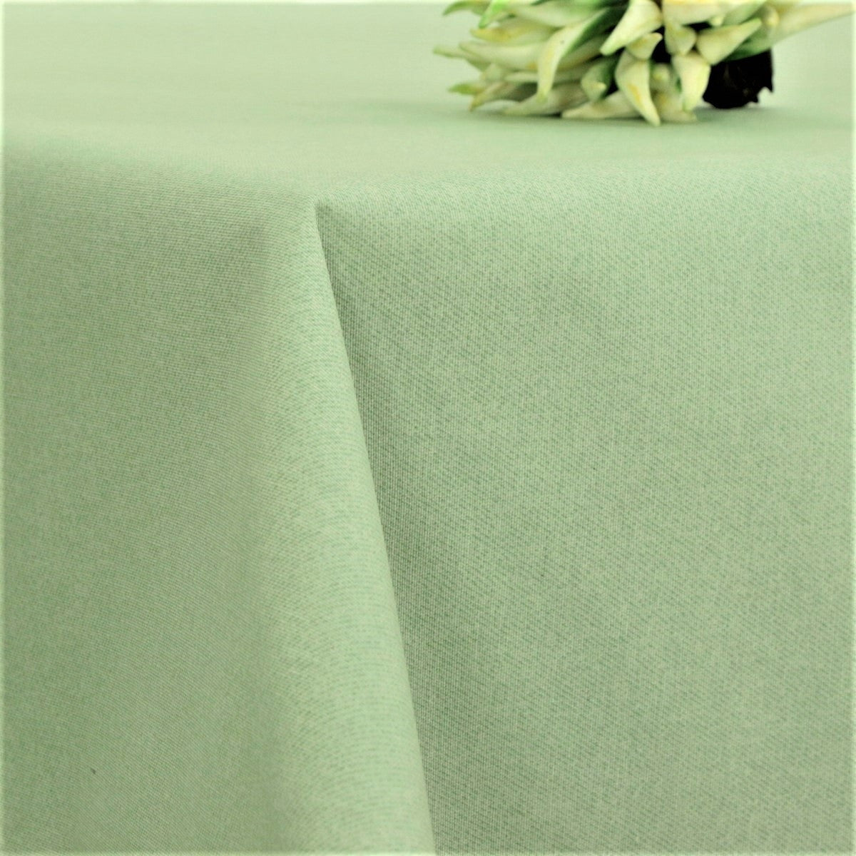 Ensfarvet akryldug mint - Dali 160 cm bred