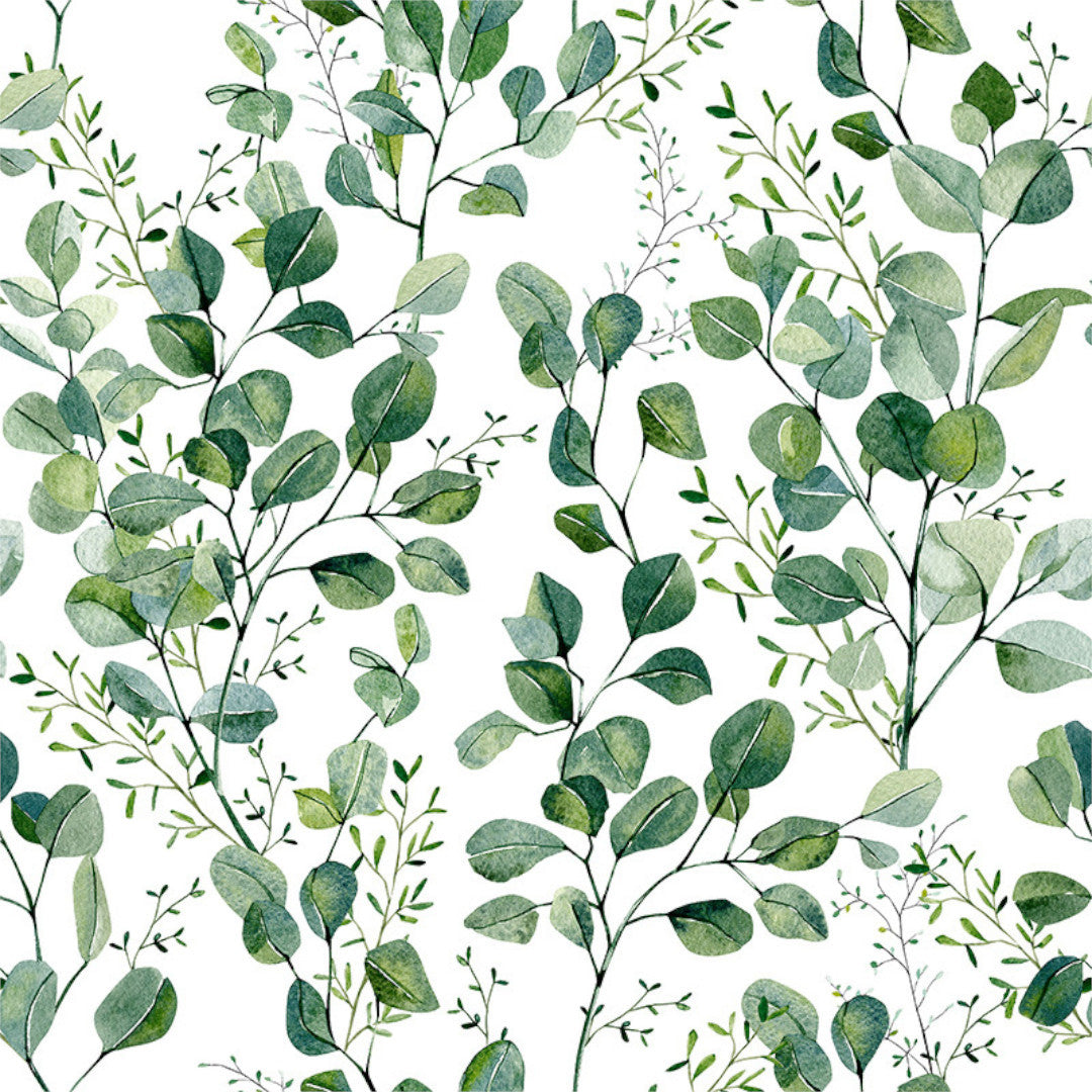 Mønsterbillede af Paloma Green, voksdug med grønne blade