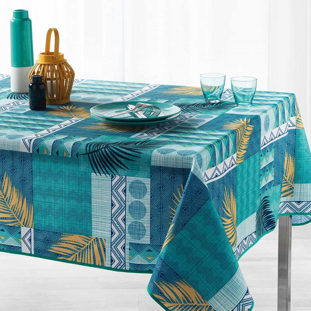 Neha Blue, dug med anti-plet, 150 x 240 cm