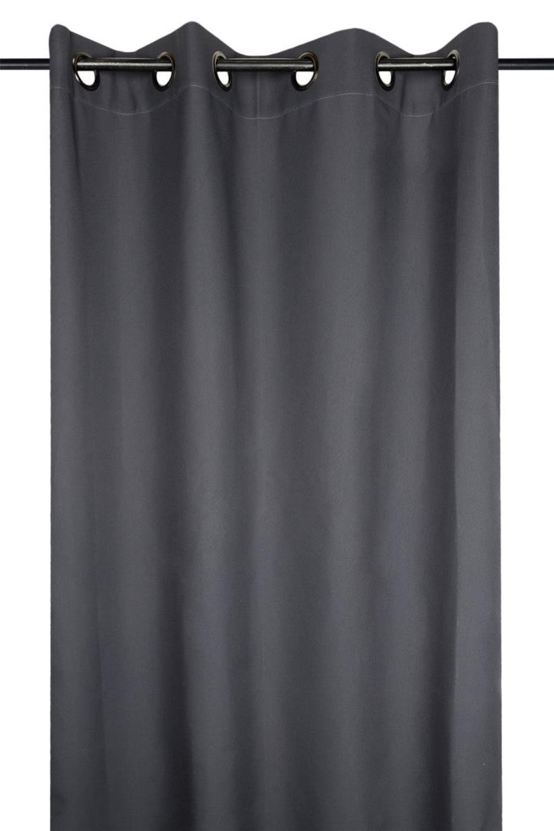 Nelson Antracit – Færdigsyet Gardin 135 x 280 cm