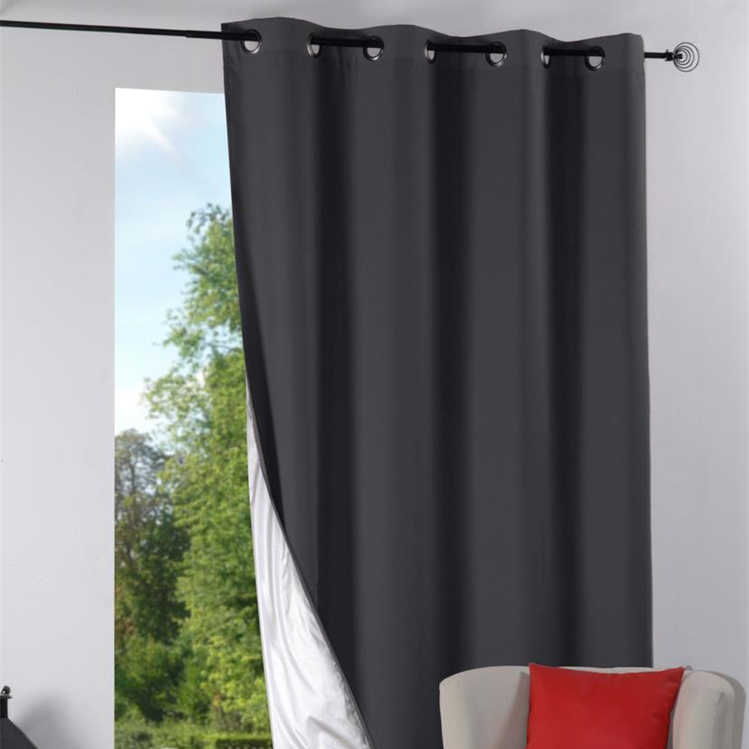 Nelson Antracit – Isolerende Gardin 135 x 240 cm