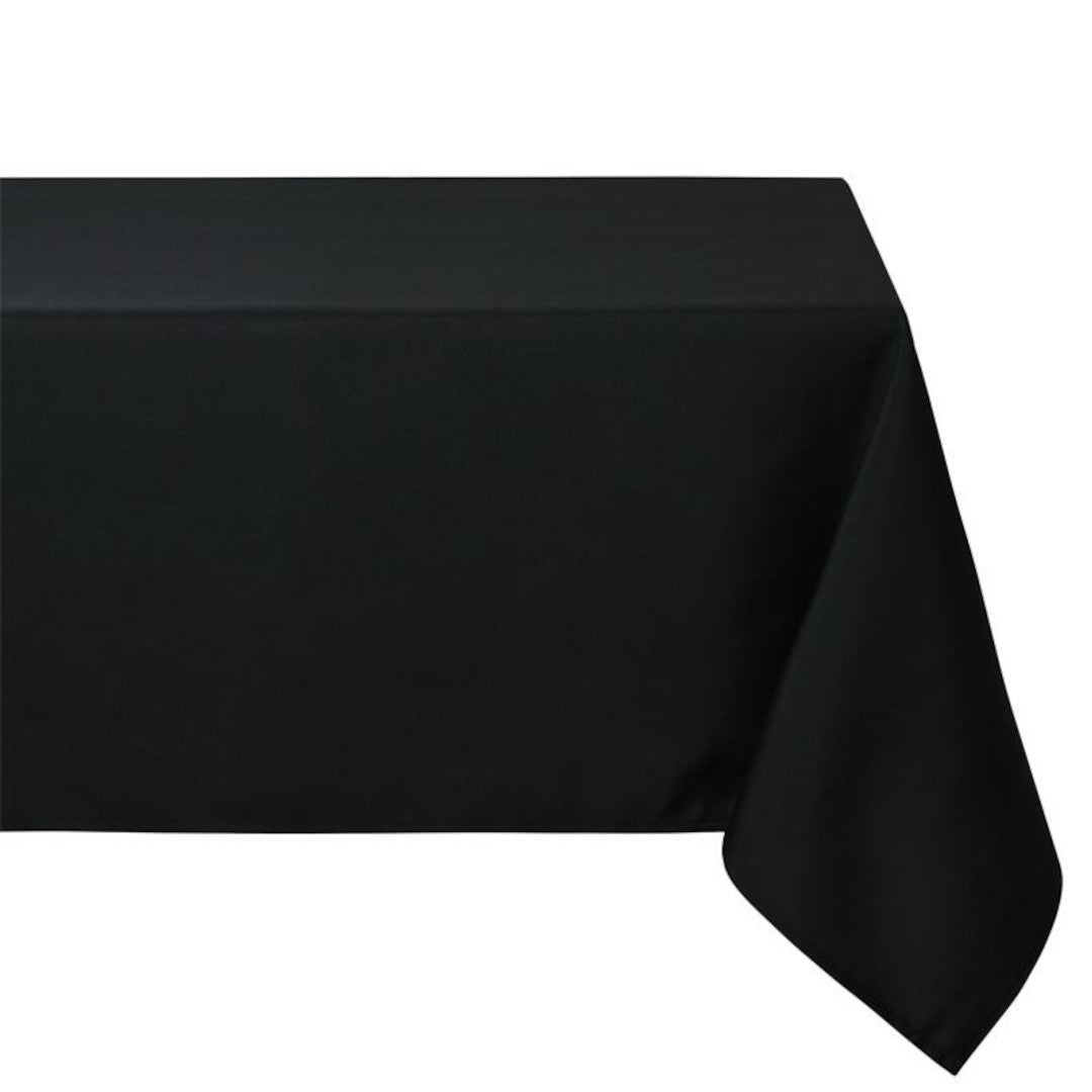 Nelson, ensfarvet rektangulær dug med anti-plet 145 x 200 cm - Sort, modelbillede
