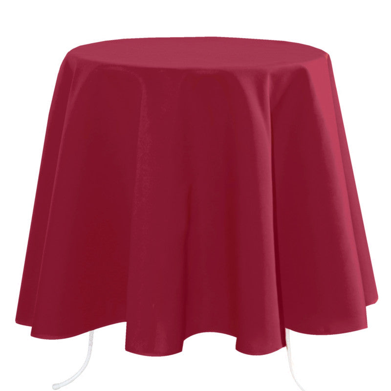 Nelson, ensfarvet stofdug Ø 180, Hindbær