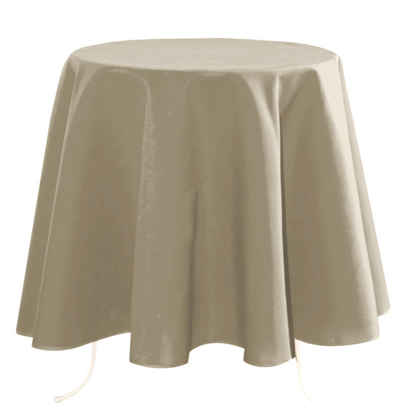 Nelson, ensfarvet stofdug Ø 180, Mastic