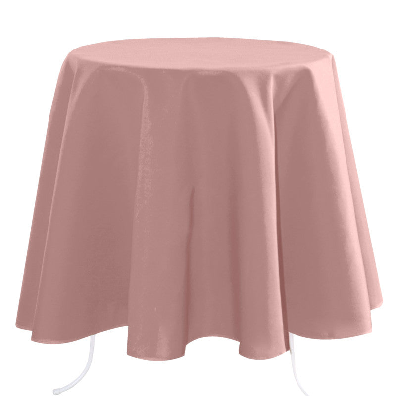 Nelson, ensfarvet stofdug Ø 180, Pudder