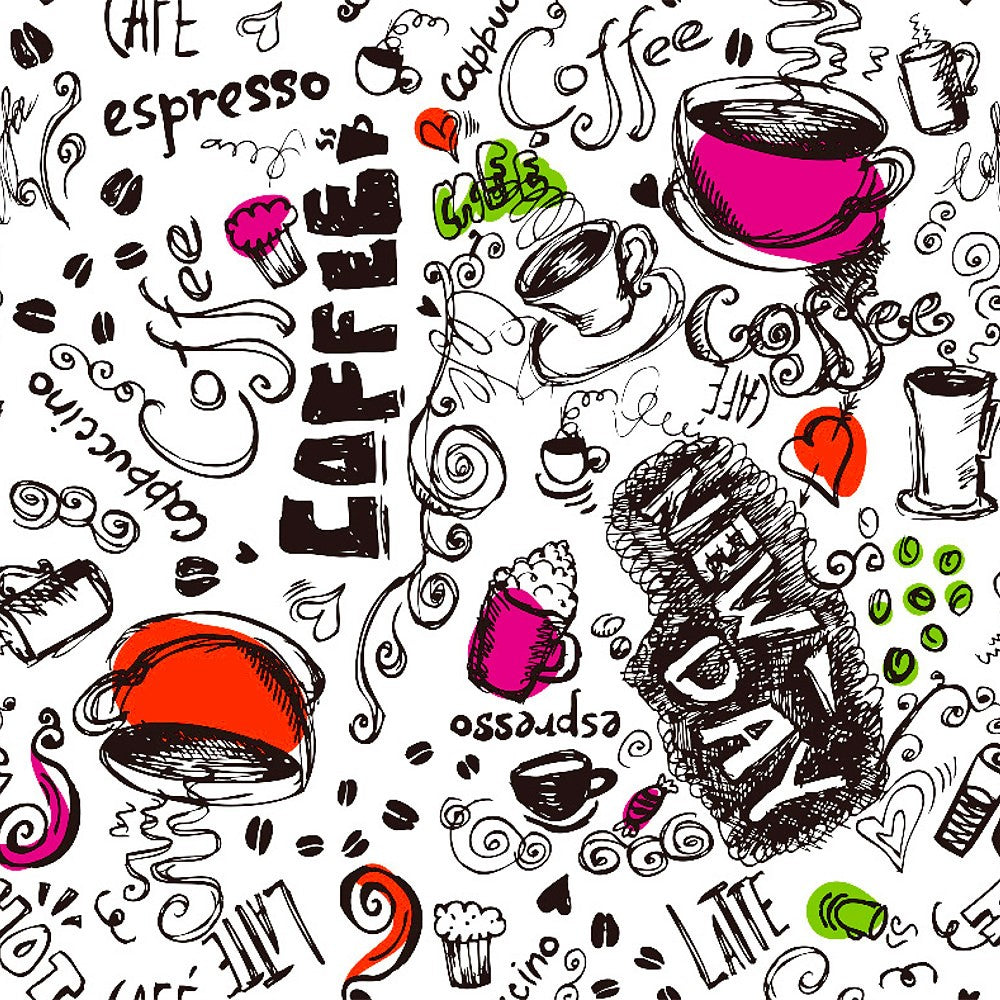 New Day Fuchsia - Voksdug i stærke farver med kaffe og kakao.