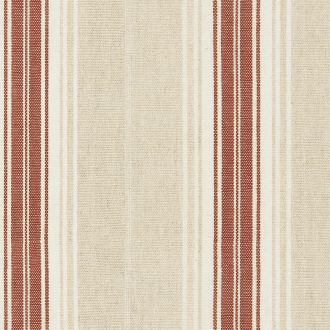 Mønster med Nordisk Julestribe Rød - Juledug i hørlook