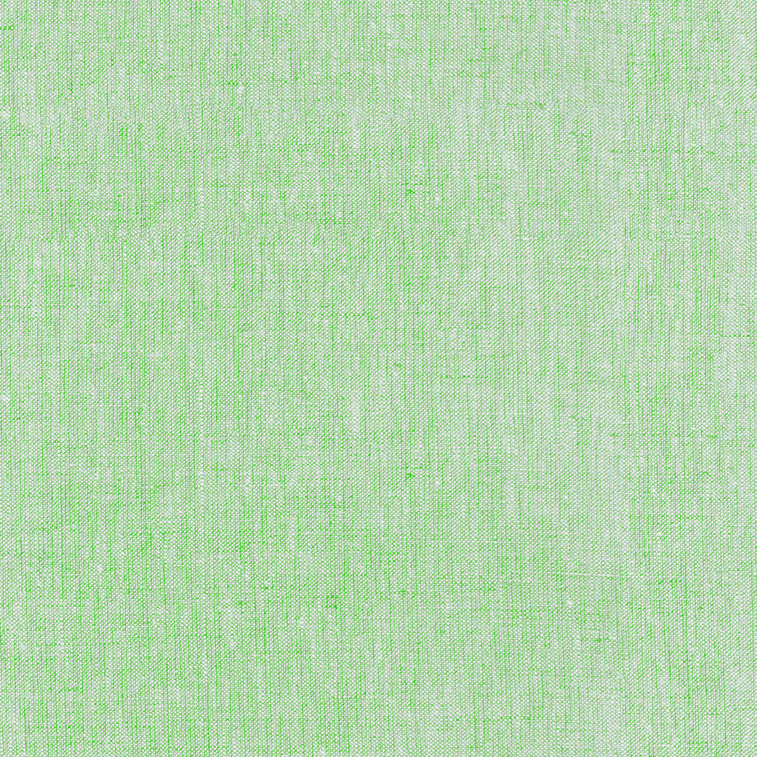 Note Vårgrøn - Ensfarvet glat voksdug med hørlook