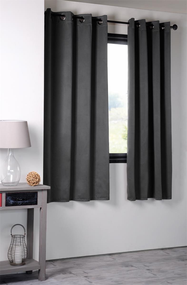 Notte Antracit – Mørklægningsgardin 135 x 180 cm