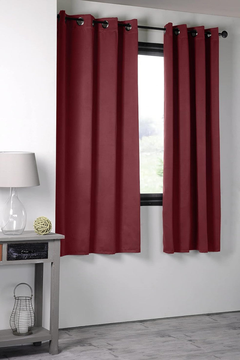 Notte Bordeaux – Mørklægningsgardin 135 x 180 cm