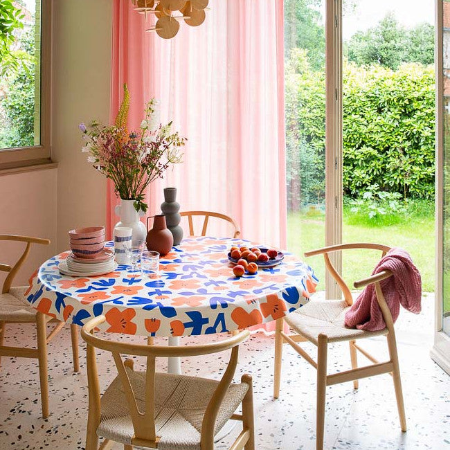 LÆNGDE: 1,5 m - Lola voksdug - Oopsie Daisy Heavenly Blue