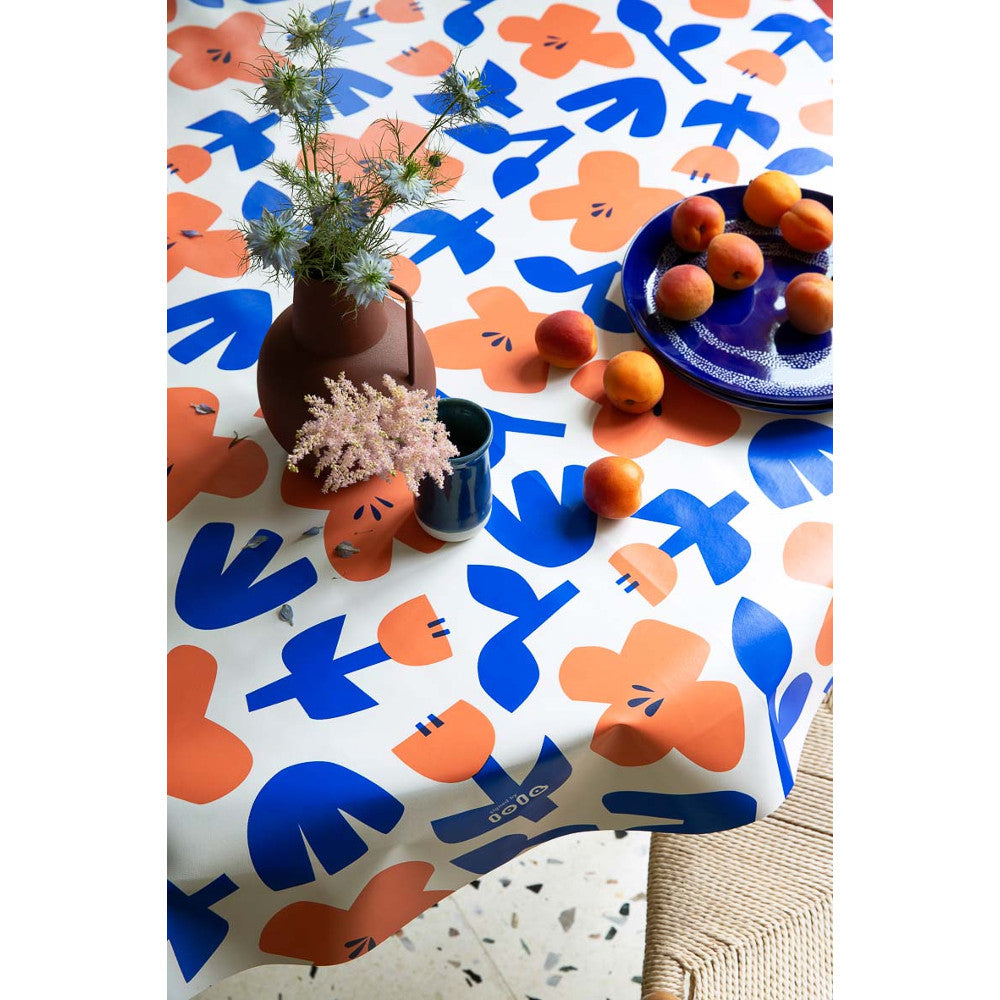 LÆNGDE: 1,5 m - Lola voksdug - Oopsie Daisy Heavenly Blue