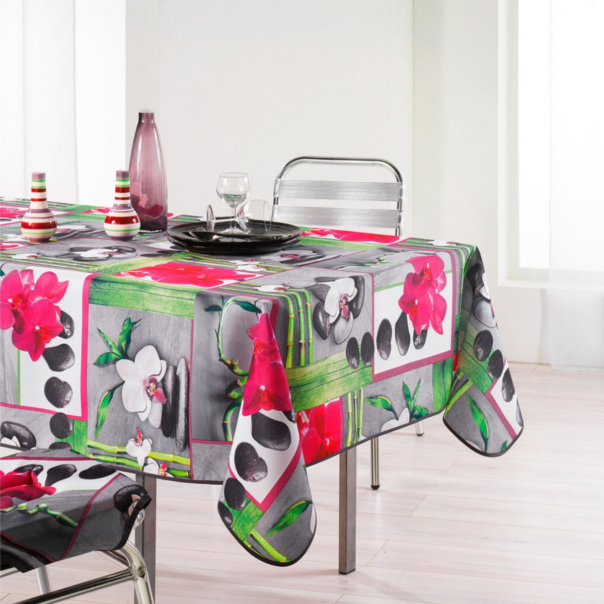 Orchidee, dug med anti-plet - 150 x 240 cm