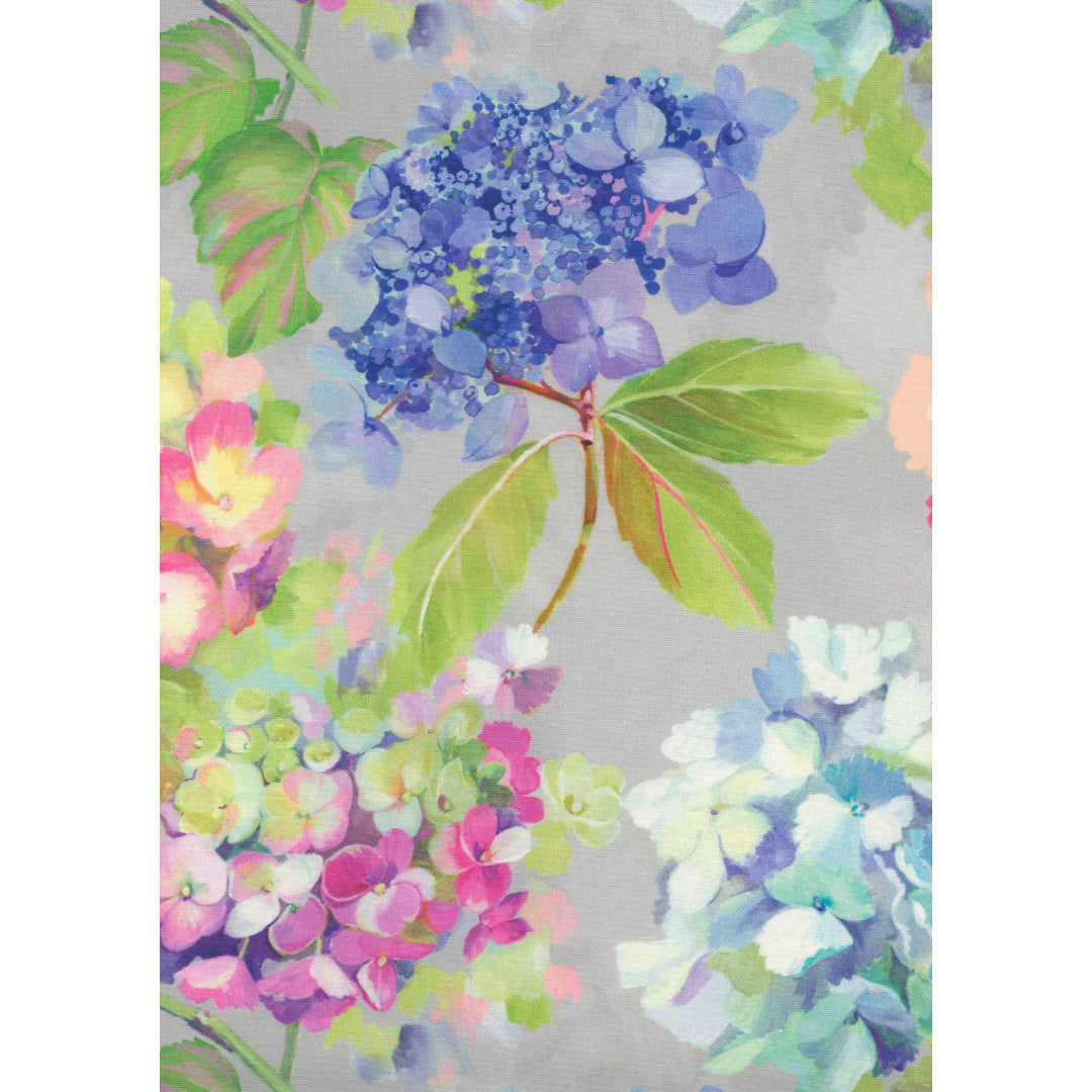 Ortensia a Fiore Grande - Akryldug med storblomstrende hortensia