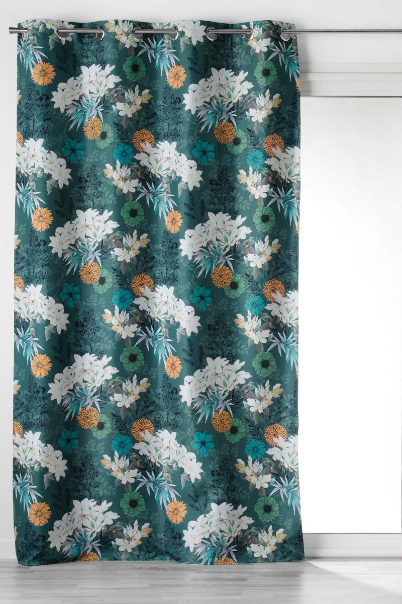 Osaka Blå – 100% Mørklægningsgardin 135 x 260 cm