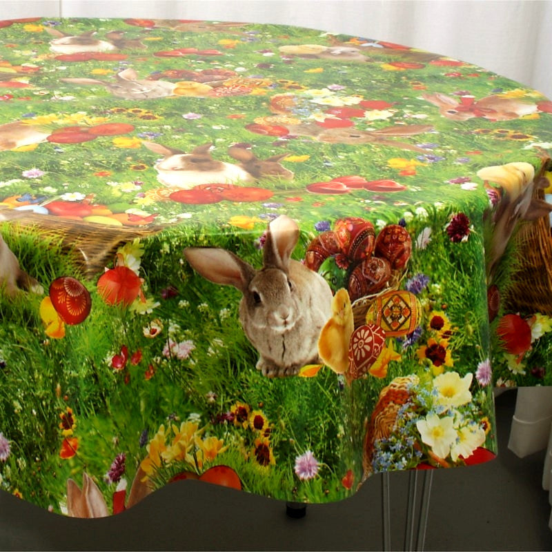 Rund voksdug, Påskefest på Endelave