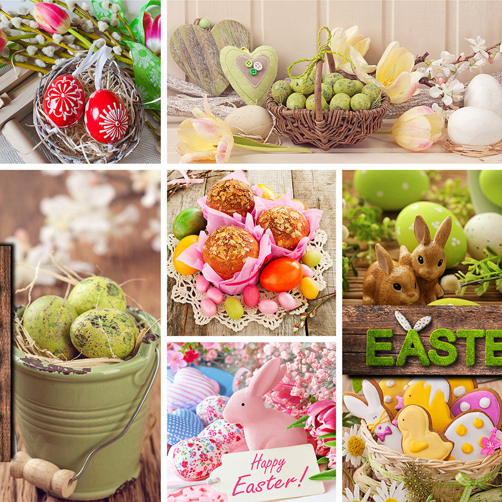 Påske voksdug - Påskepynt & Pusteæg