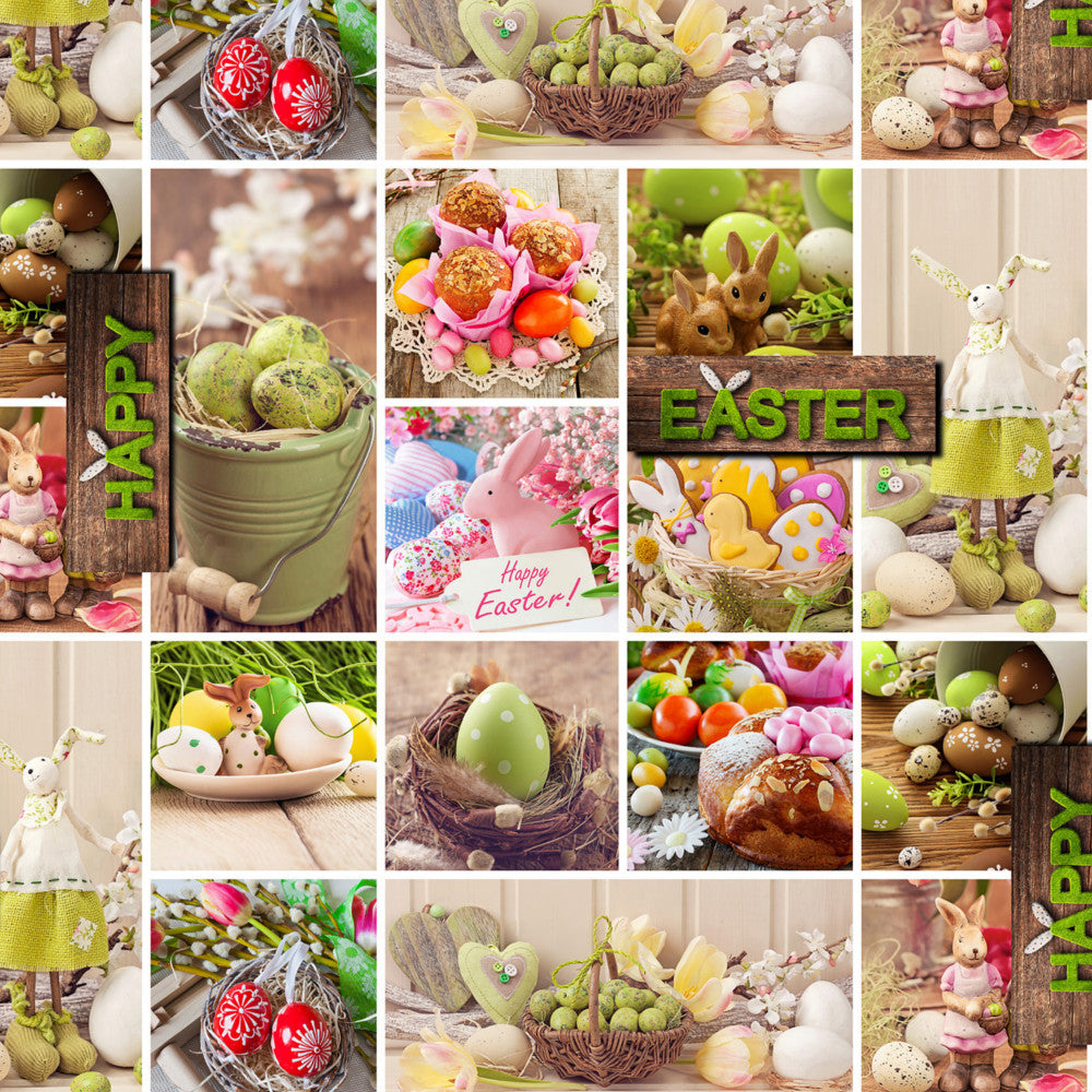 Påske voksdug - Påskepynt & Pusteæg