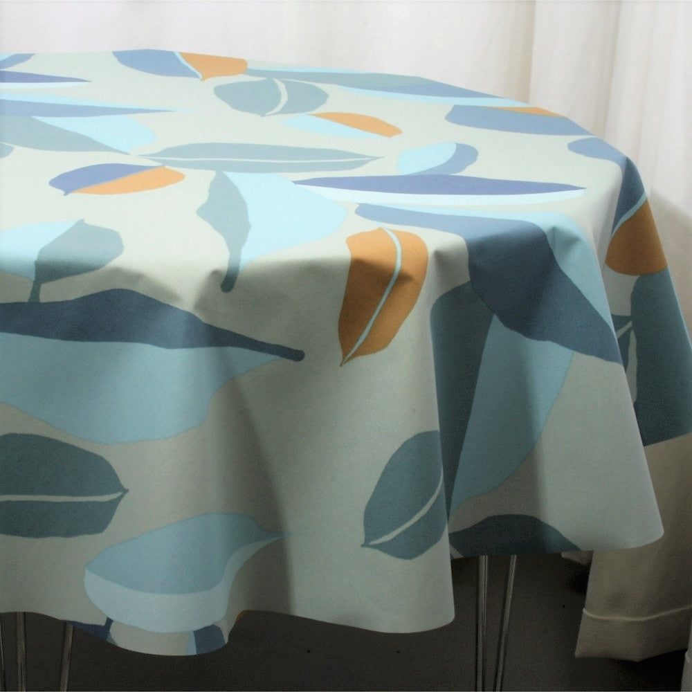 Palm Blue, Notes by Susanne Schjerning akryldug med antiskrid