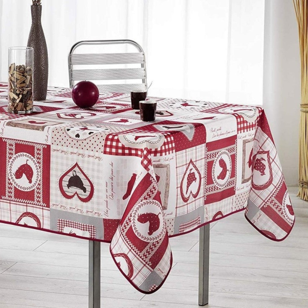 Patch Cocotte 150 x 200 cm, rektangulær dug med anti-plet, nærbillede