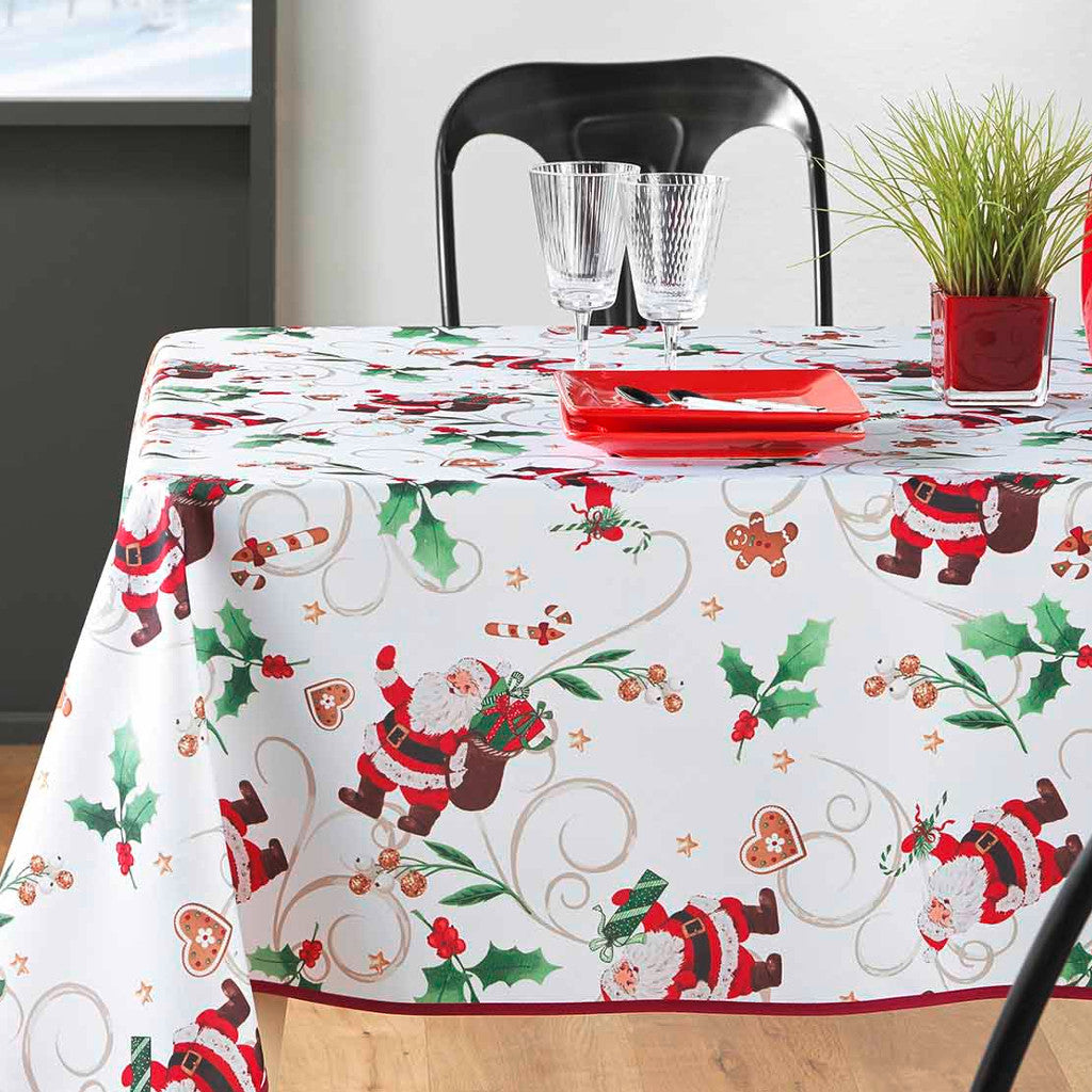 Pere Noel White 150 x 300 cm - rektangulær juledug