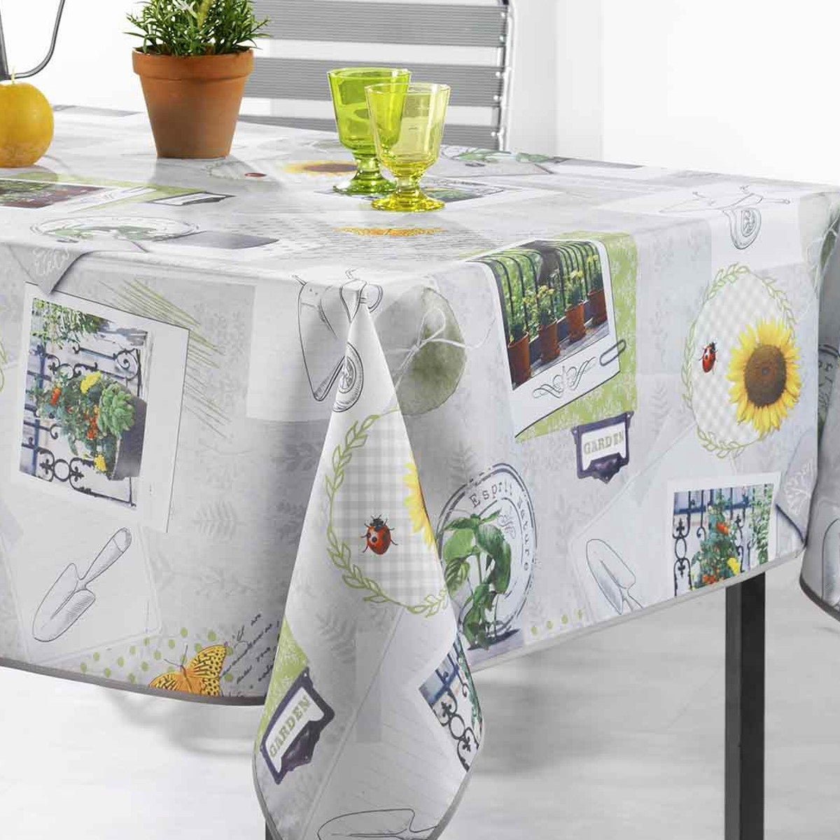 Petit Potager, dug med anti-plet - 150 x 240 cm