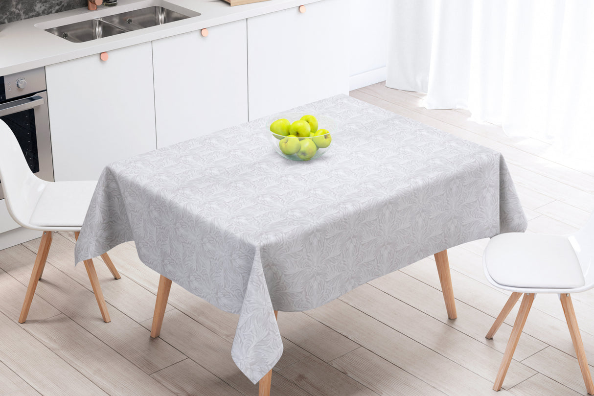 Phedre Natur - Akryldug med flot lyst motiv - 135 cm bred