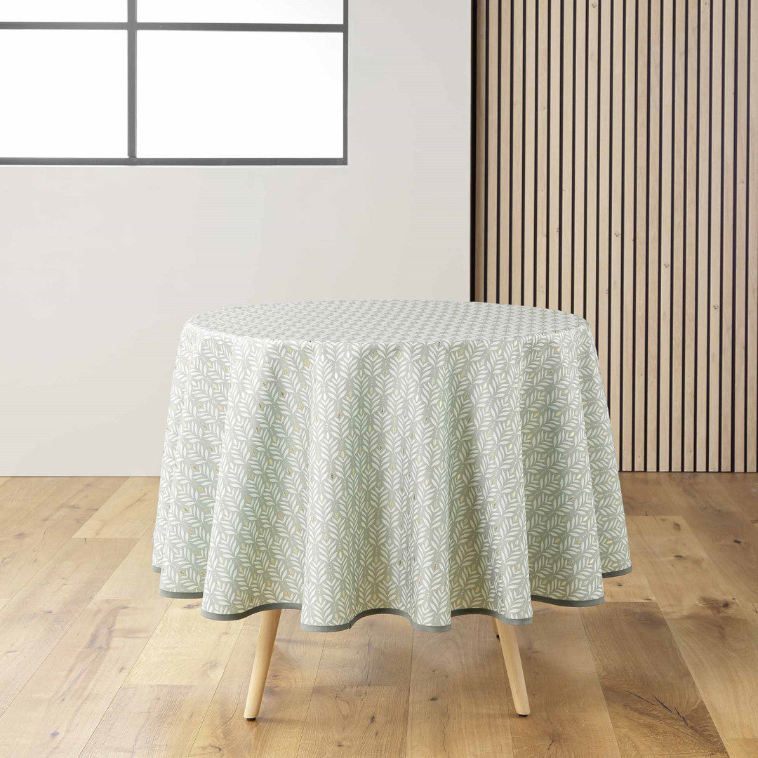 Piana Sage Ø 180 cm, rund dug med anti-plet