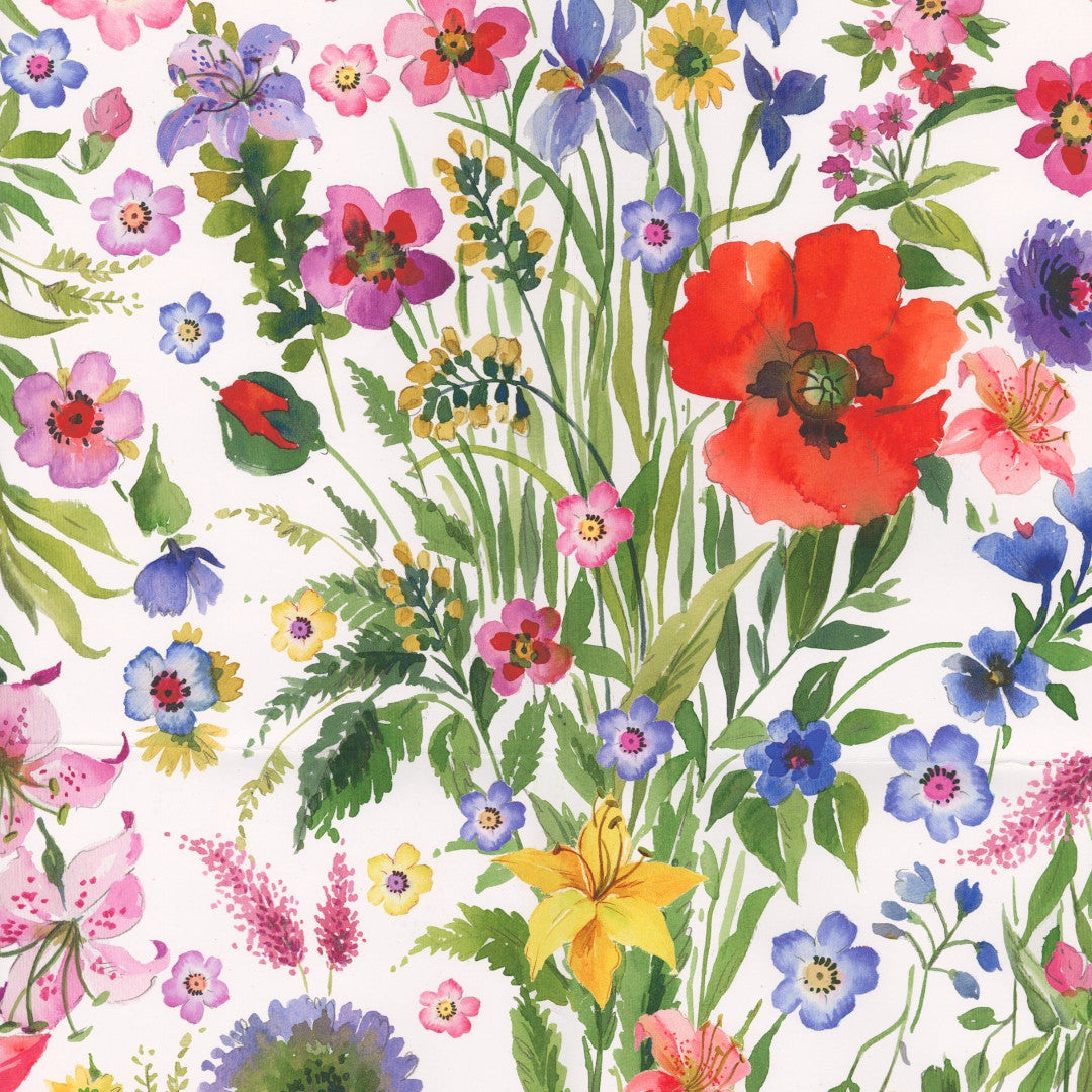 Prato di Fiori Selvatici - Akryldug med med vild blomstereng