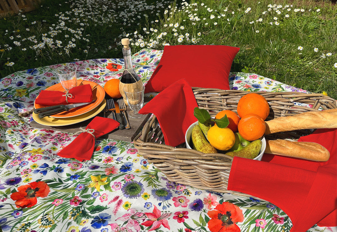 Prato di Fiori Selvatici - Akryldug med vild blomstereng