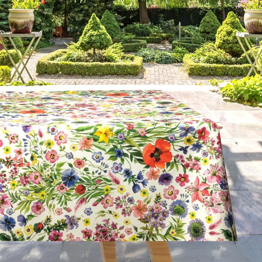 Prato di Fiori Selvatici - Akryldug med vild blomstereng