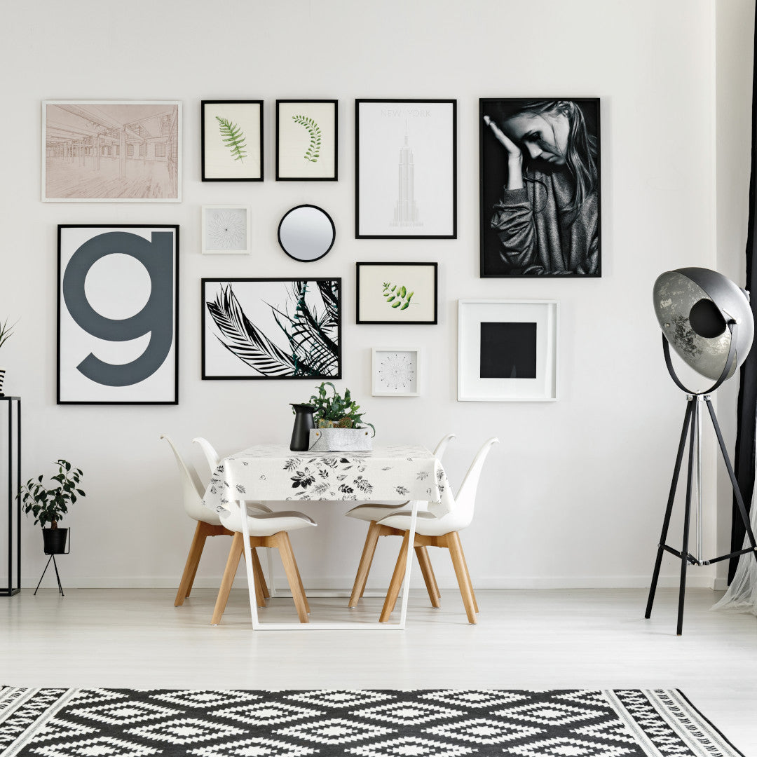 Printia - Elegant voksdug med botanisk mønster, miljø billede