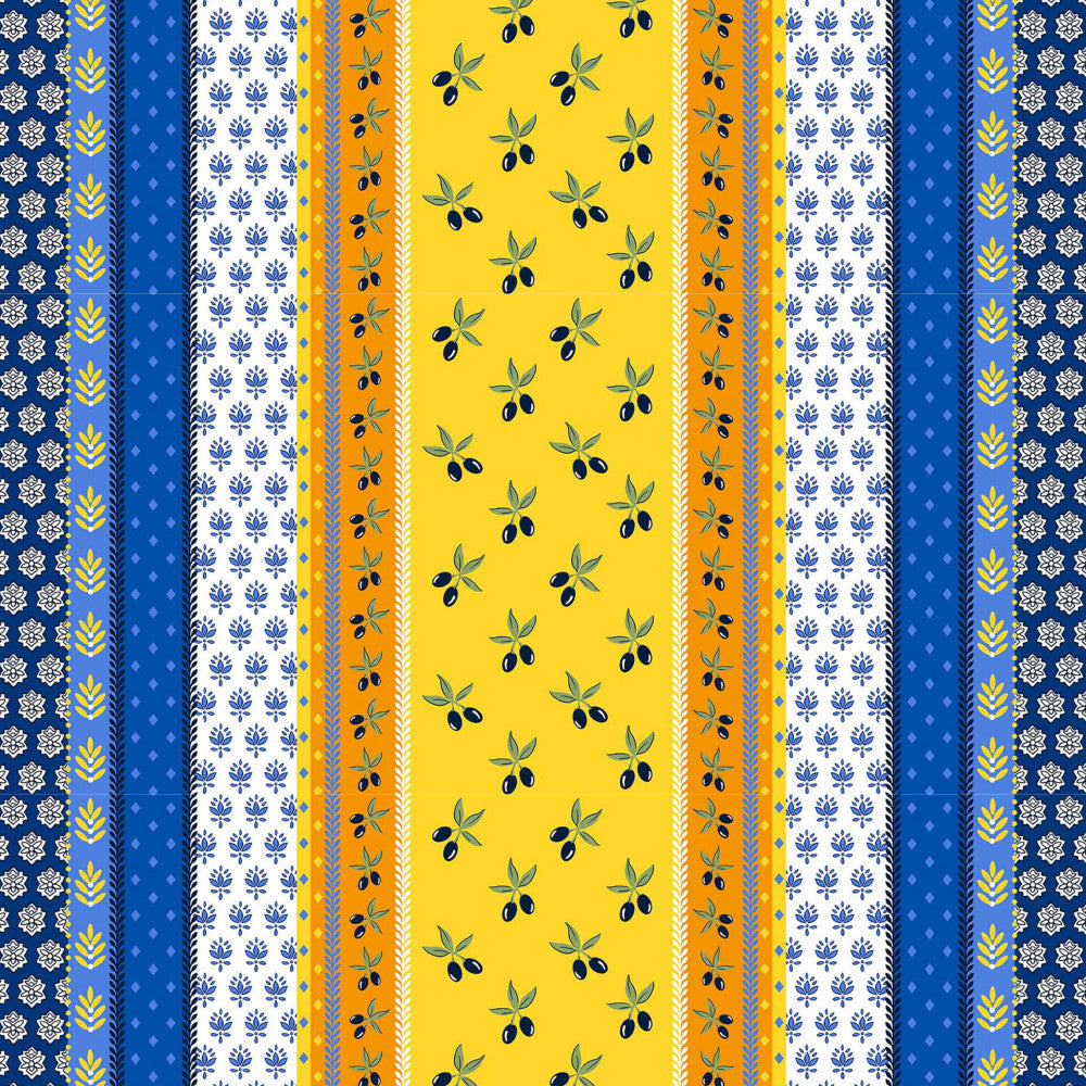 Proveencela Yellow Blue - Provence voksdug
