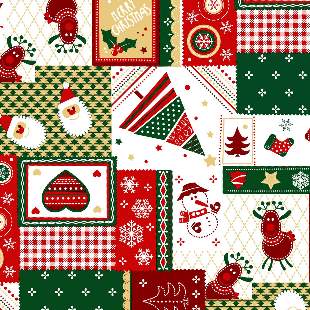 Reno Fra alle os til alle jer - Juleakryldug med sjove tegnede julemotiver