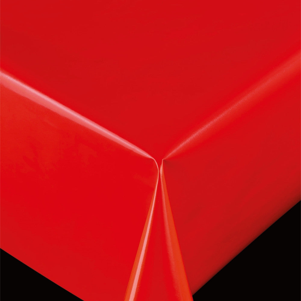 Trend Uni rød - ensfarvet pvc fri voksdug