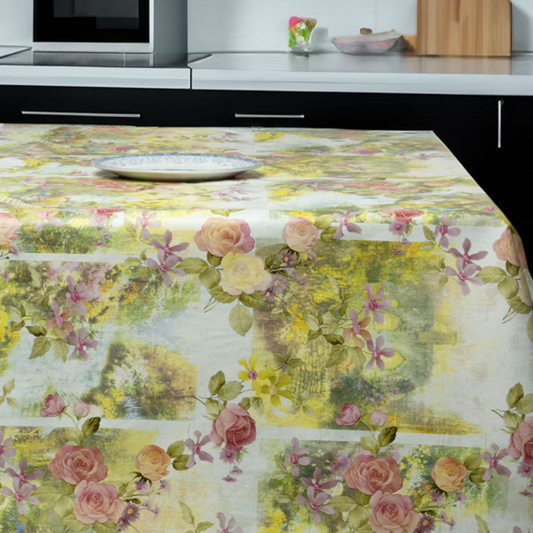 Romantisk Have – Voksdug med blomster