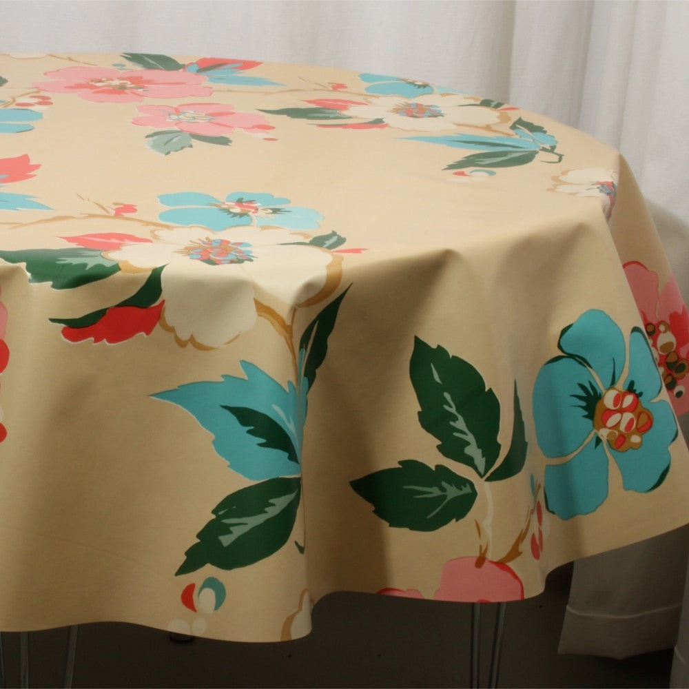 Rund Lola voksdug, Rose Garden Angora