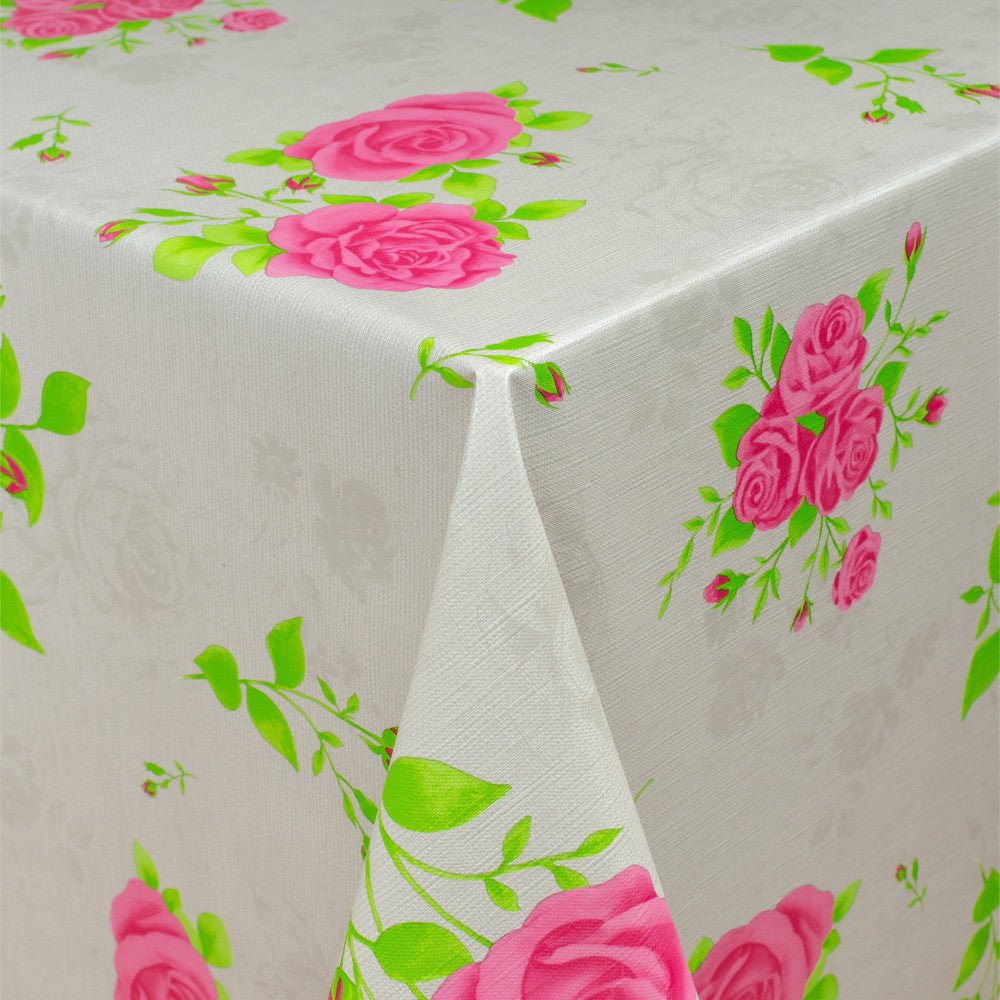 Rosegarden, voksdug med let præget overflade