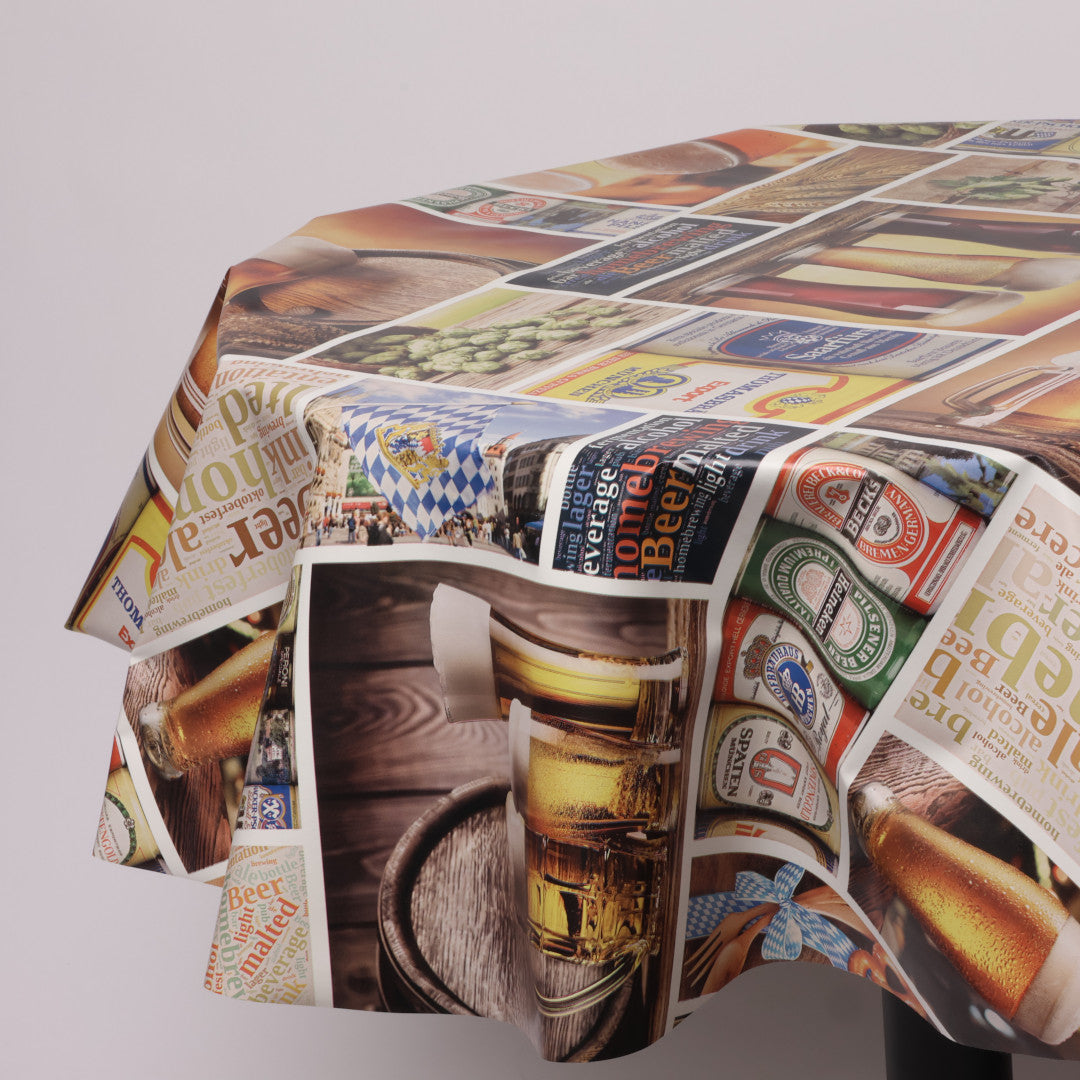 Rund voksdug Ø 138 cm r-lok3-8