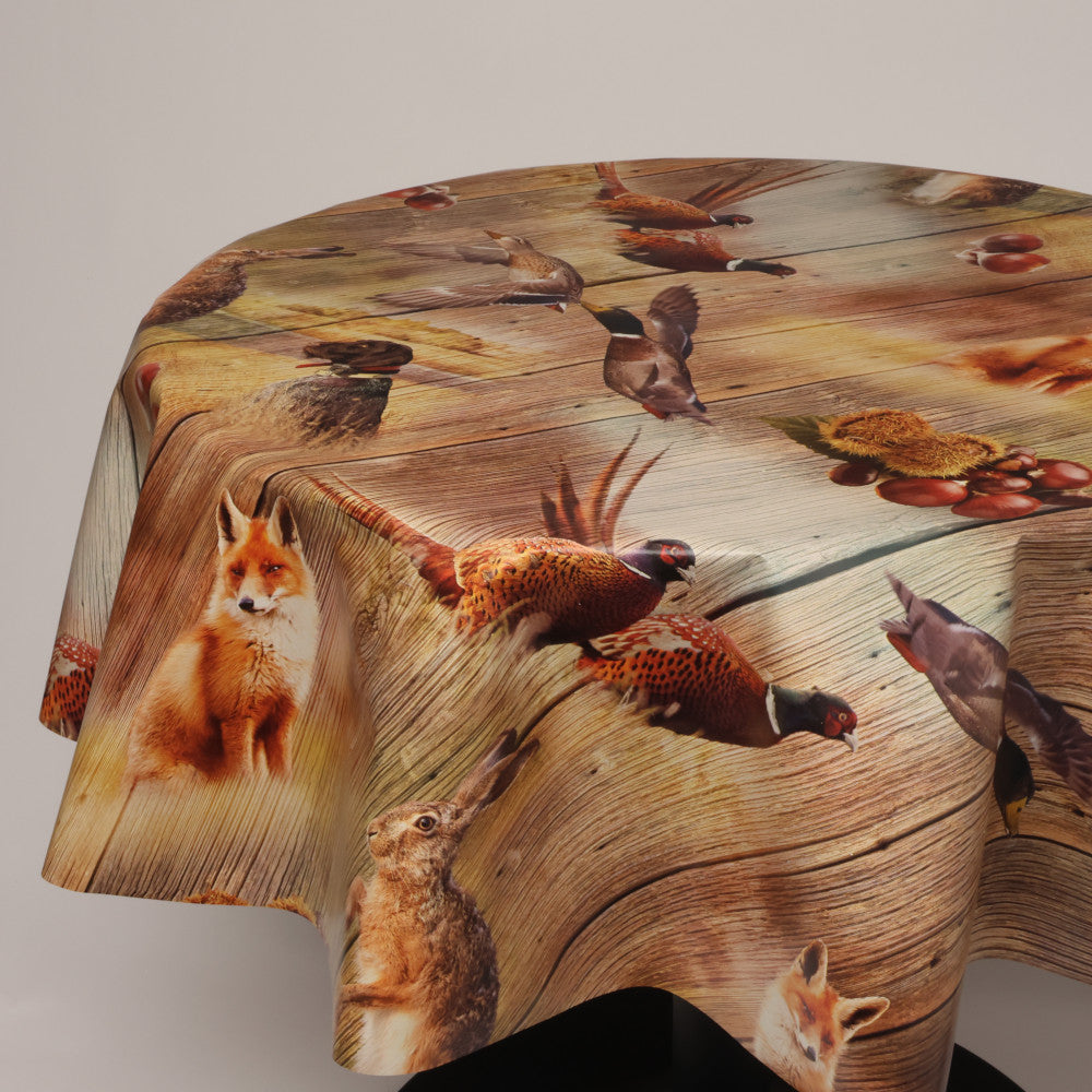 Rund voksdug Ø 138 cm r-lok104-1