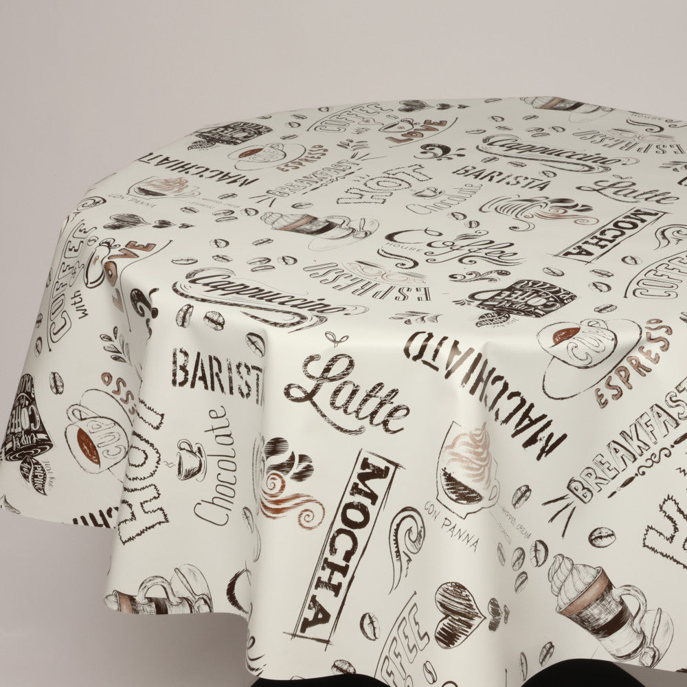 Rund voksdug Ø 138 cm r-lok104-6