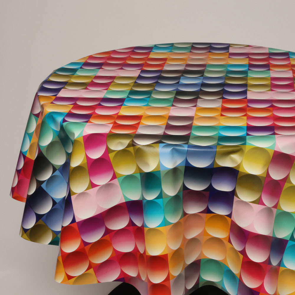 Rund voksdug Ø 138 cm r-lok107-7