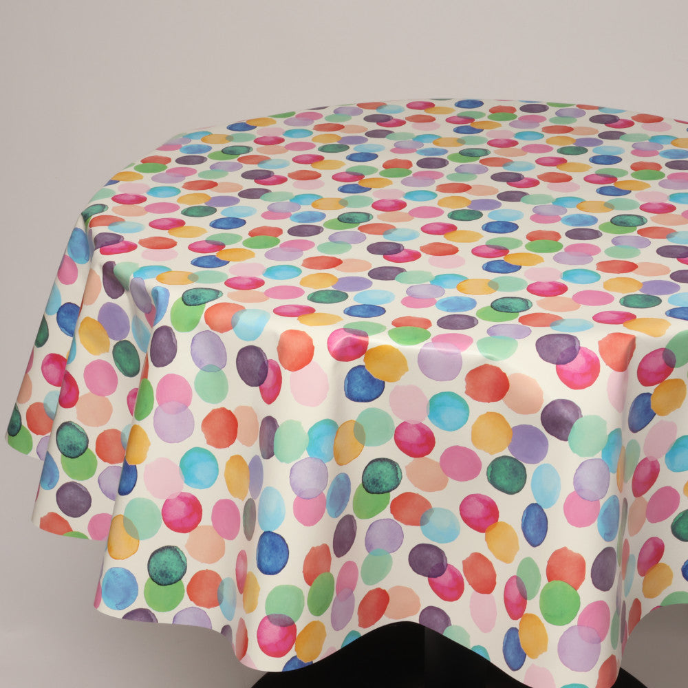 Rund voksdug Ø 138 cm r-lok107-8