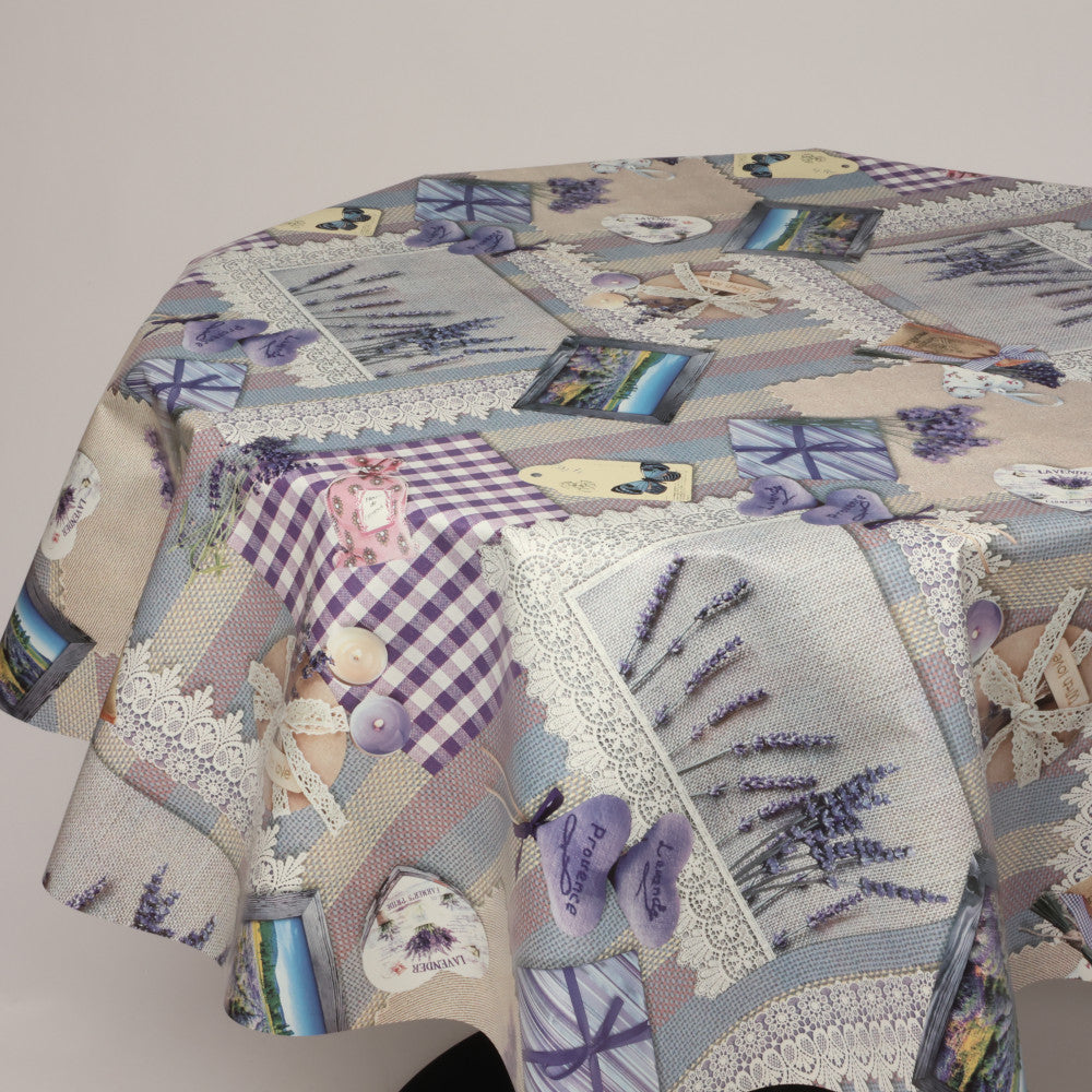 Rund voksdug Ø 138 cm r-lok108-3