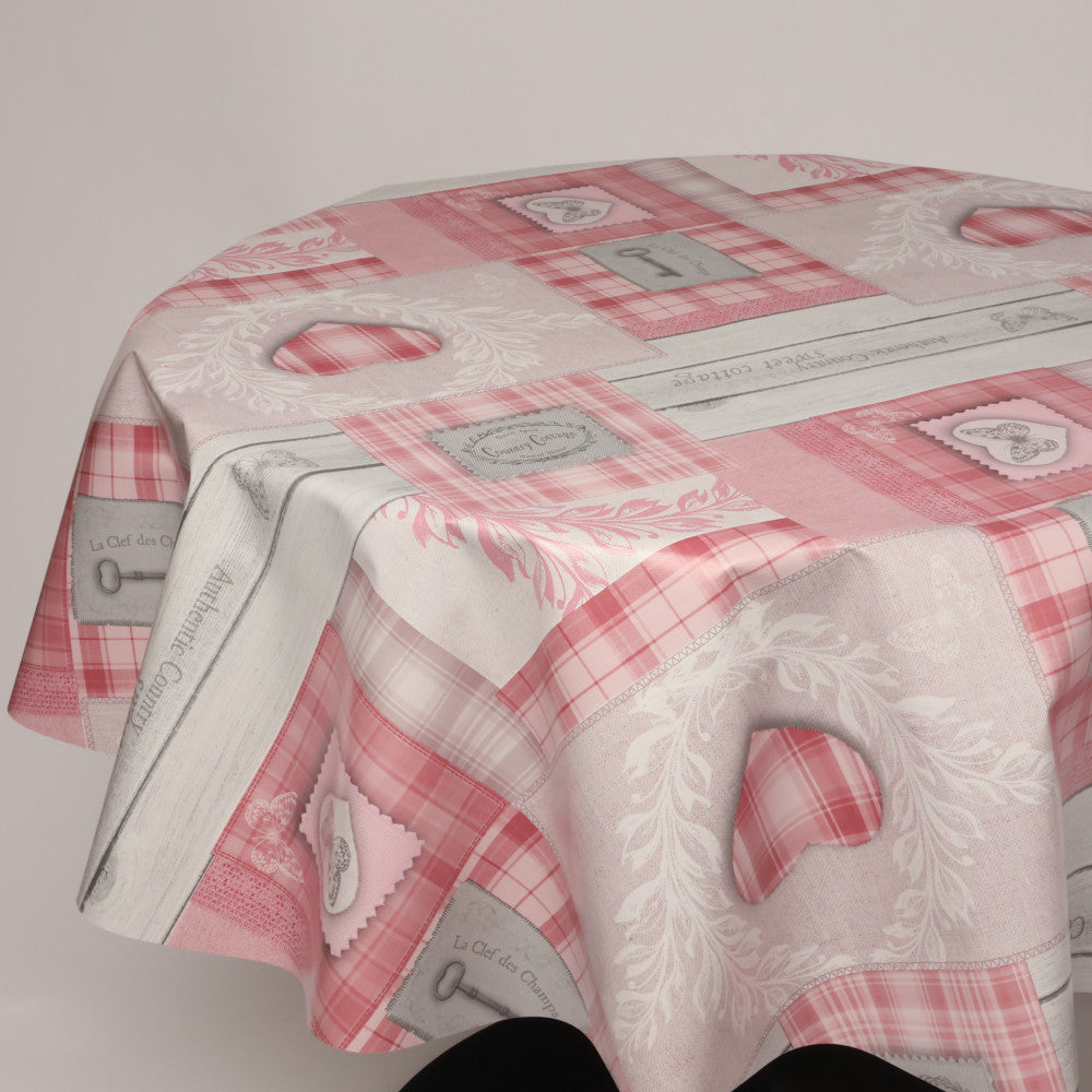 Rund voksdug Ø 138 cm r-lok108-4