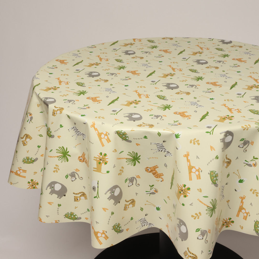 Rund voksdug Ø 138 cm r-lok109-6