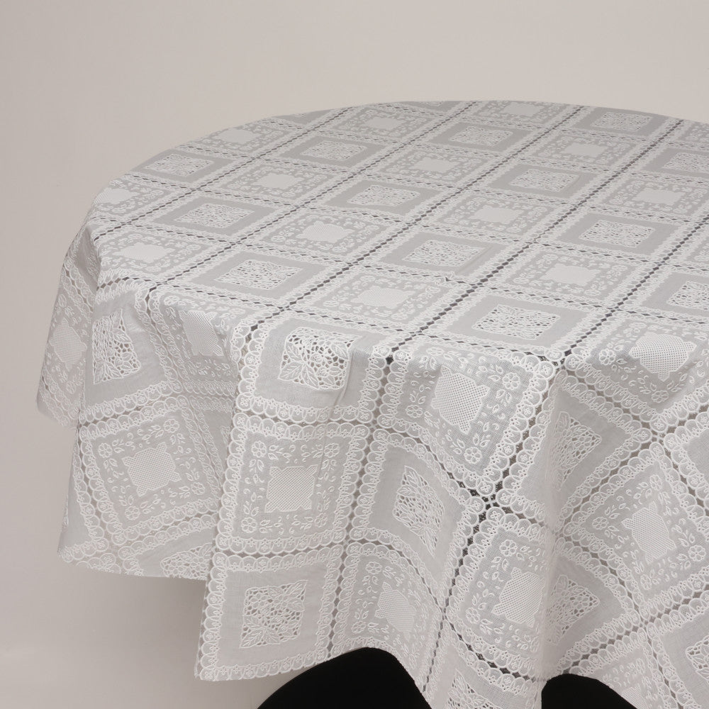 Rund voksdug Ø 138 cm r-lok111-5