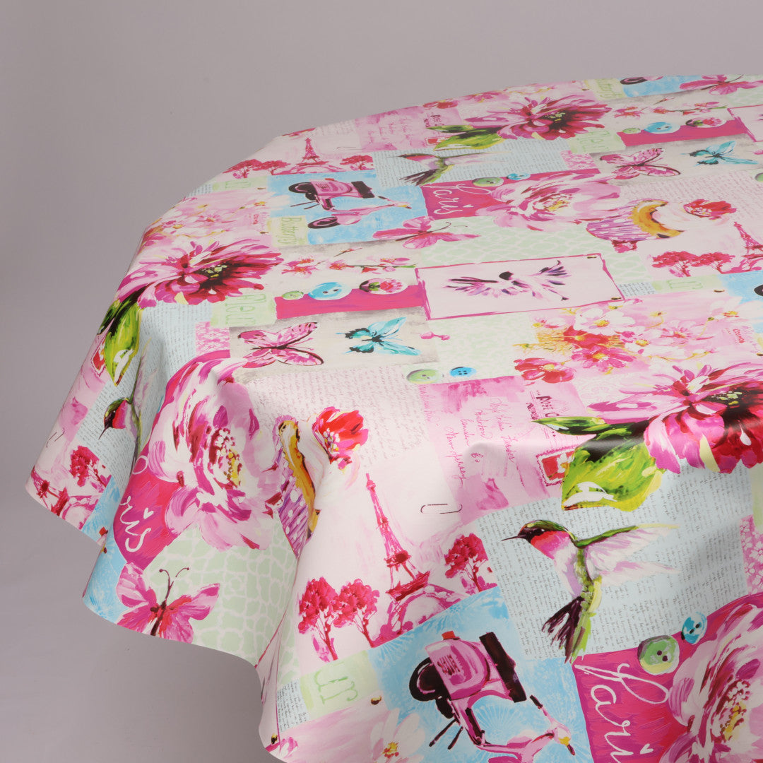 Rund voksdug Ø 138 cm r-lok21-4